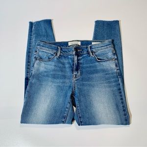 Pacsun jeans Super Stretch Ankle Jeggings dark knee patches women size 27